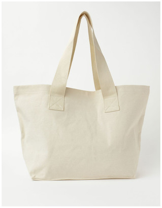 Miss Shop Oversized Canvas Tote Bag