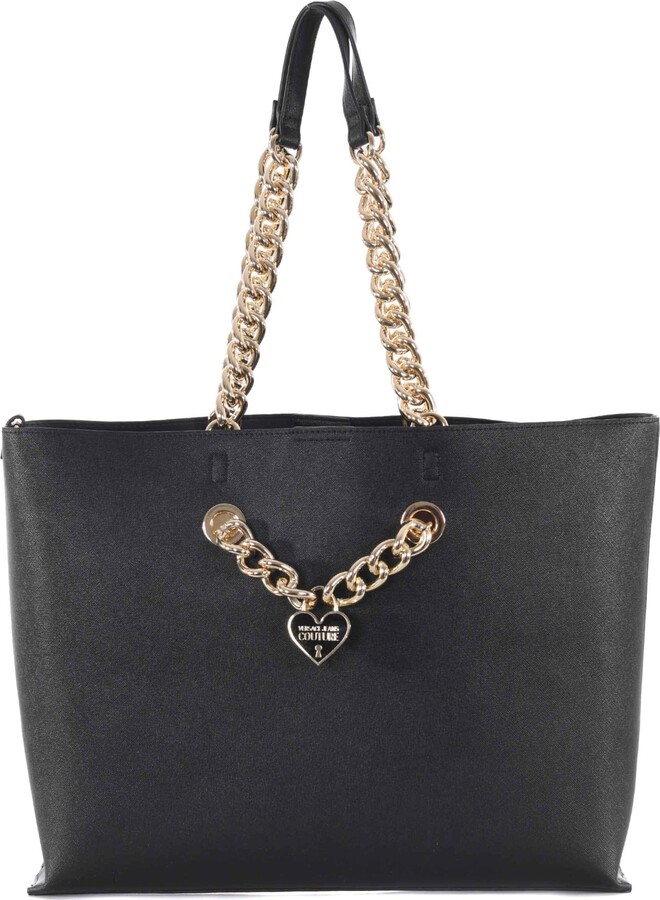 Versace Jeans Couture Shopper In Saffiano - ShopStyle Tote Bags