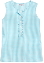 Thumbnail for your product : Brooks Brothers Sleeveless Gingham Blouse