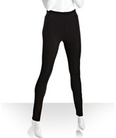 Thumbnail for your product : BCBGeneration black stretch ankle zip seamed leggings