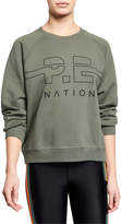 Thumbnail for your product : P.E Nation Swingman Raglan Logo Pullover Sweatshirt