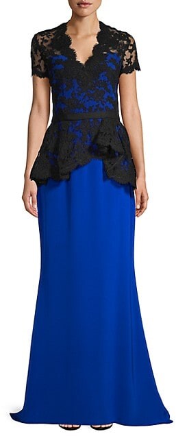 Ladies royal blue evening tops Outlet