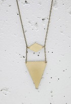 Thumbnail for your product : Forever 21 layered geo pendant necklace