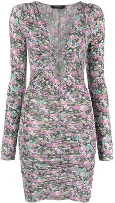 Isabel Marant Floral-Print Ruched Dress