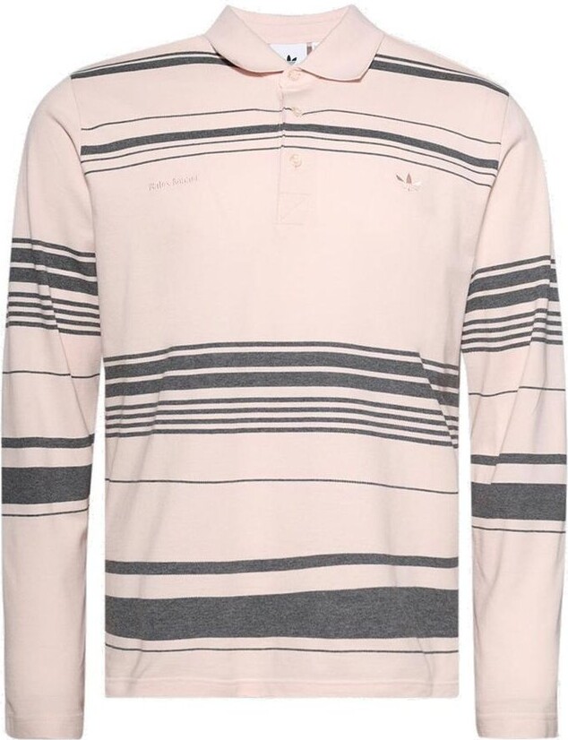 adidas X Wales Bonner Striped Polo Shirt