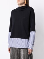 Thumbnail for your product : Emporio Armani Layered Shirt-Hoodie