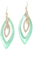 Thumbnail for your product : Alexis Bittar Pave Crystal Orbital Earrings