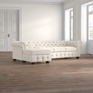 Perrigo 85 Top Grain Italian Leather Match Sofa with 2 Accent Pillows