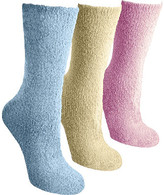 Thumbnail for your product : Muk Luks Crew Aloe Socks (3 Pair)