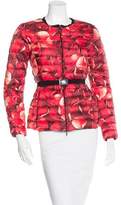 Thumbnail for your product : Moncler Floral Print Down Jacket
