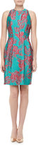 Thumbnail for your product : Kay Unger New York Sleeveless Floral Cocktail Dress