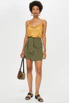 Thumbnail for your product : Topshop Womens Pelmet Detail Skirt - Khaki