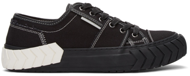 both Black Deconstruct Tyres Sneakers - ShopStyle