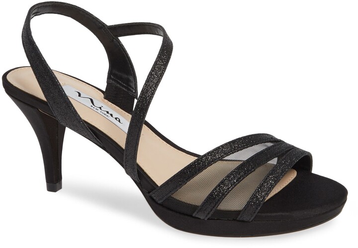 Silver Sequin Heeled Sandals Outfits (2 ideas & outfits) | Lookastic