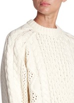 Thumbnail for your product : LOULOU STUDIO Ciprianu Cable Knit Wool & Cashmere Sweater