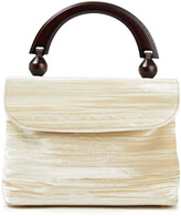 Thumbnail for your product : BY FAR Wood And Velvet Tote