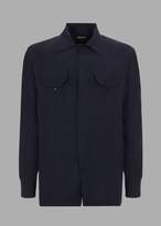 Thumbnail for your product : Giorgio Armani Regular-Fit Shirt In Lyocell With Pockets Applied On The Chest