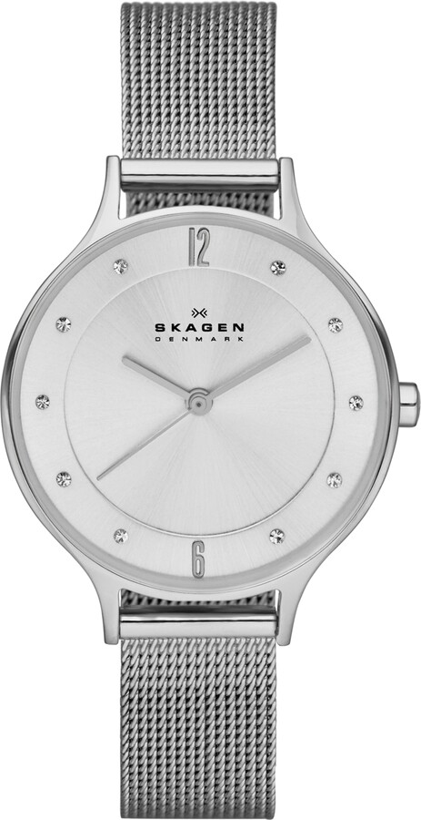 Skagen Women's Anita Stainless Steel Mesh Bracelet Watch 30mm SKW2149