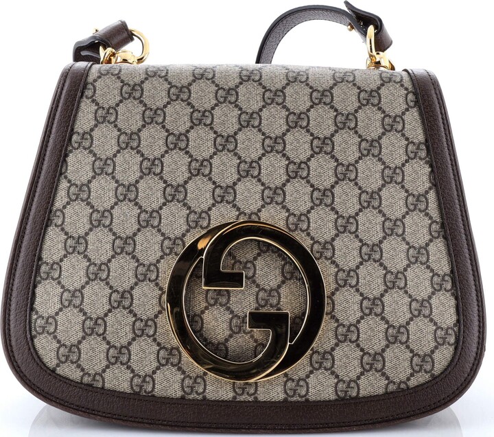 Gucci Blondie NM Top Handle Bag GG Coated Canvas Medium