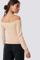 Thumbnail for your product : Iva Nikolina X NA-KD Basic Off Shoulder Top