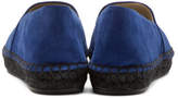 Thumbnail for your product : Kenzo Blue Suede Tiger Espadrilles