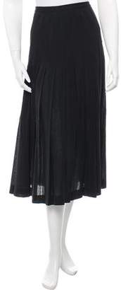 Sonia Rykiel Pleated Midi Skirt