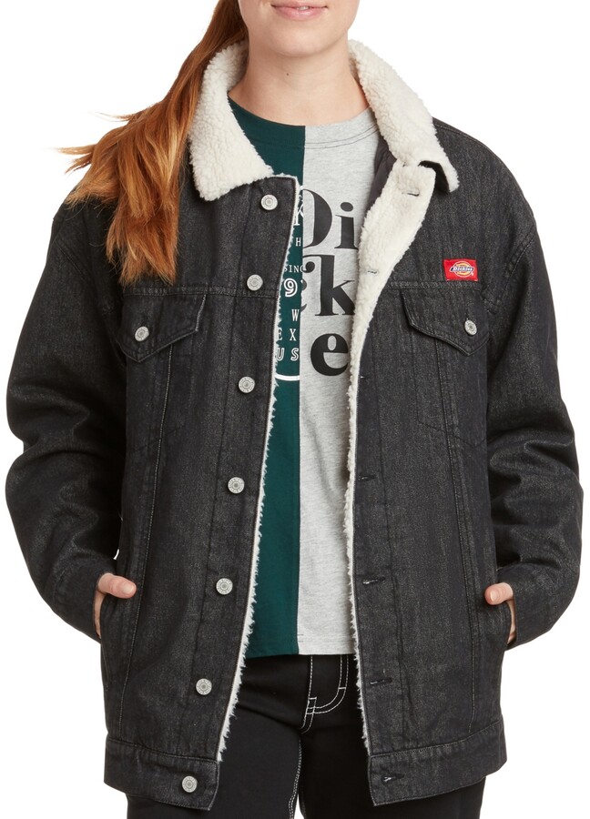 juniors black jean jacket