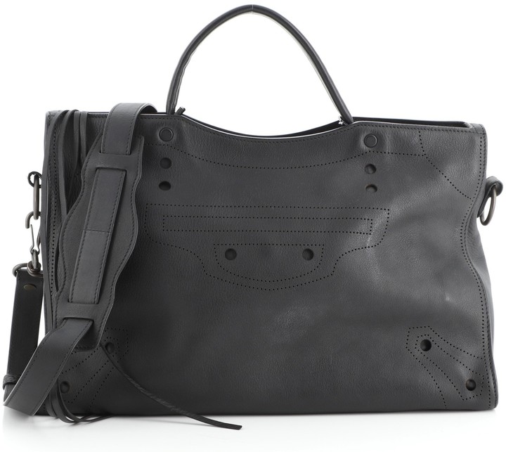 balenciaga grey city bag