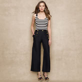 Thumbnail for your product : Ralph Lauren Blue Label Washed-Silk Sailor Pant