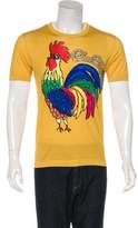 Thumbnail for your product : Dolce & Gabbana Embellished Graphic Print T-Shirt w/ Tags