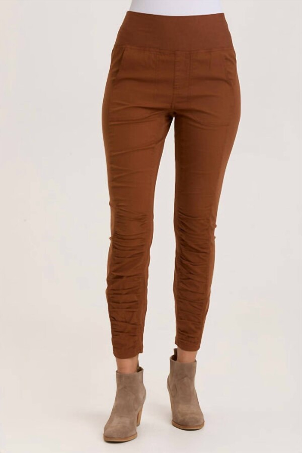 XCVI High Waist Penny Legging In Russet Pigment