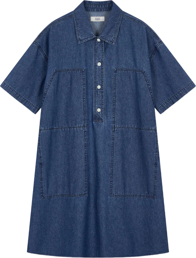 TOMBOY Denim Shirt Dress