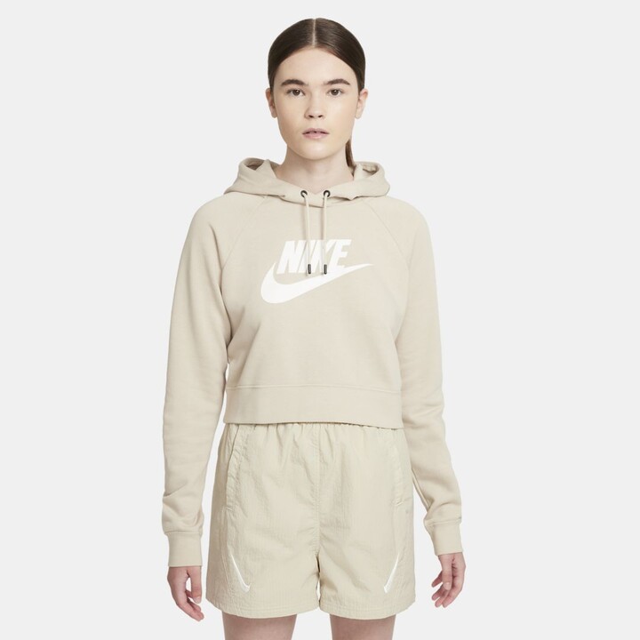 Nike Sportswear Essential Women's Cropped Hoodie - ShopStyle Activewear Tops