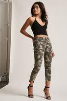 Thumbnail for your product : Forever 21 Distressed Camo Print Jeans