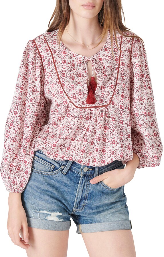 Floral Peasant Blouse | Shop the world's largest collection of 