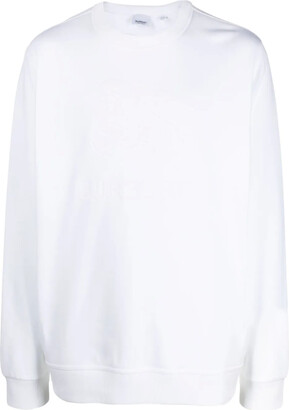 Burberry Men's White Sweatshirts & Hoodies | ShopStyle