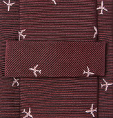 Thumbnail for your product : Paul Smith 6.5cm Embroidered Silk-Faille Tie