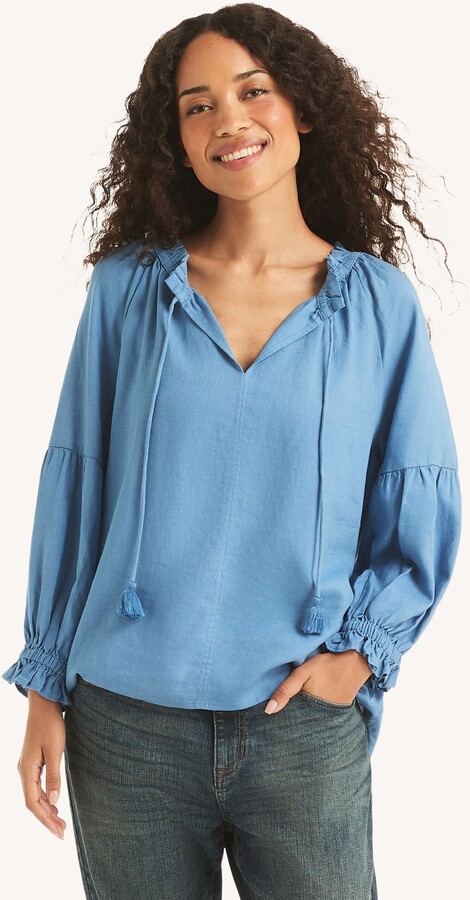 Nautica Linen Poet Shirt