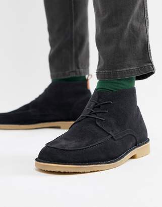 Jack and Jones suede lace up boots