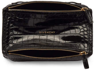 Givenchy Black Croc Mini Pandora Bag