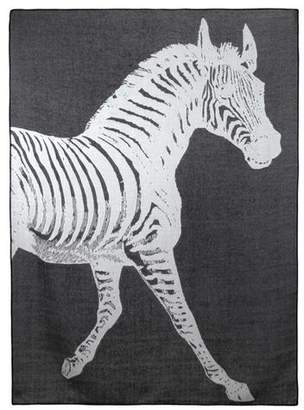 Thomas Paul Zebra Alpaca Throw Blanket