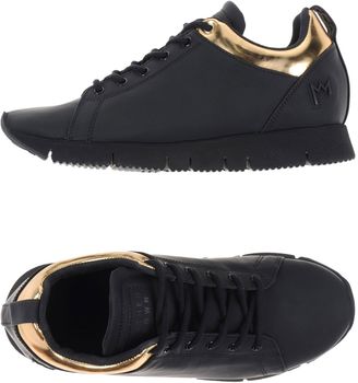 Leather Crown Sneakers