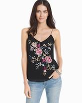Thumbnail for your product : White House Black Market Floral Sequin Cami