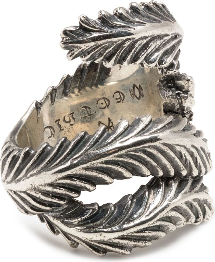 【GOTHIC / YohjiYamamoto】FEATHER RING★重厚感◎すぐにお届け GOTHIC YOHJI YAMAMOTO（ゴシック ヨウジヤマモト）｜【公式通販