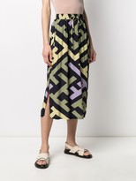 Thumbnail for your product : Closed Geoemtric-Print Midi Skirt