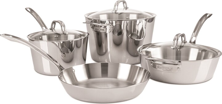 Viking Contemporary 7-Piece 3-Ply Cookware Set