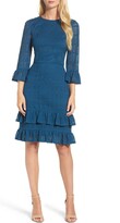 Thumbnail for your product : Maggy London Ruffle Lace Sheath Dress