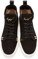 Thumbnail for your product : Giuseppe Zanotti Black Suede May London High-Top Sneakers