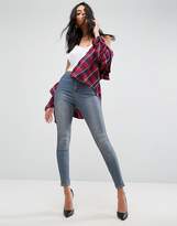 Thumbnail for your product : ASOS Design Rivington High Waisted Denim Jegging In Dita Aged Vintage Wash