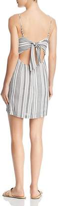re:named apparel Tonya Striped Tie-Back Dress